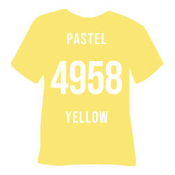 Nažehlovací fólie Poli-Flex® Turbo 4958 Pastel Yellow