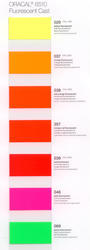 Oracal 6510/7510 A4 colour chart